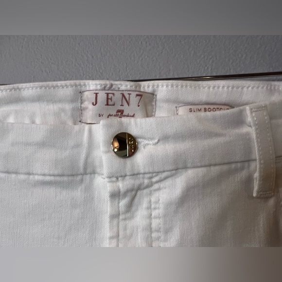 Jen7 by 7 for All Mankind Slim Bootcut Jeans White Size 18 NWT - Picture 4 of 11
